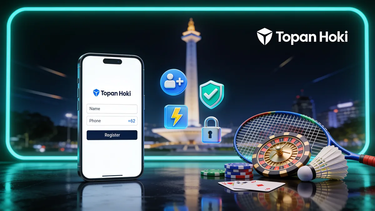 Panduan Pendaftaran dan Login Topan Hoki untuk pemain di Indonesia